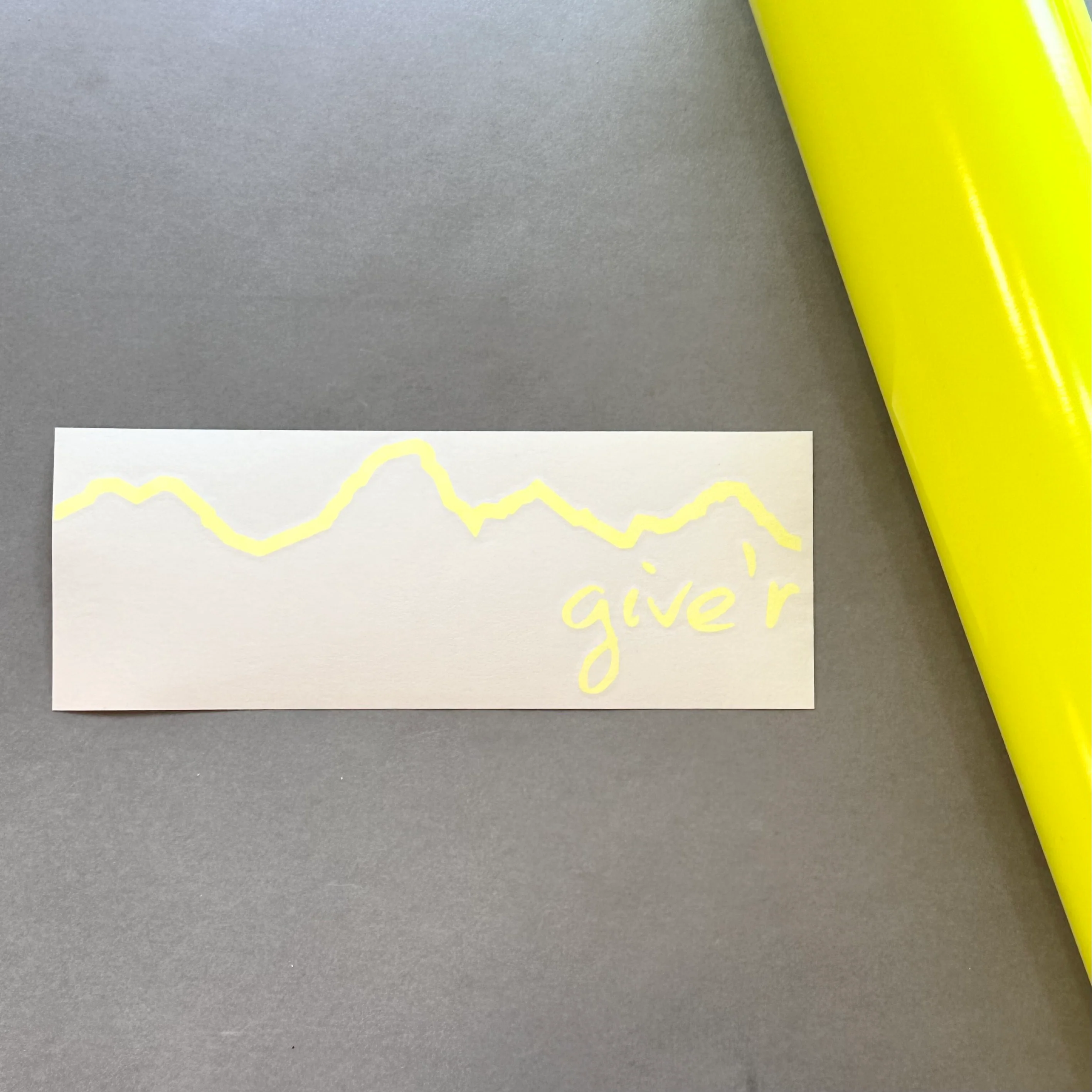 Varsity Give'r Sticker (10-inch) - Image 4